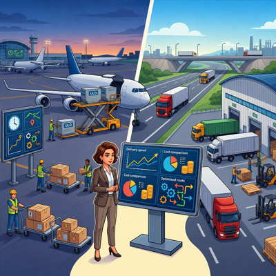 DTDC Air Cargo Domestic: When Businesses Should Choose Air vs Surface Shipping